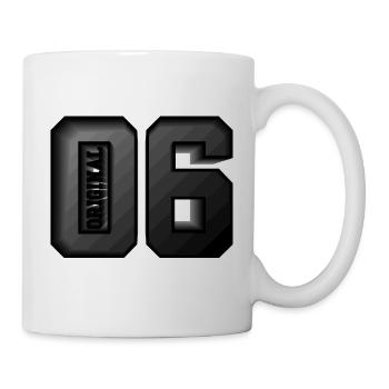 20E ANNIVERSAIRE 2006 ORIGINAL 06 - Mug blanc - blanc - Droite