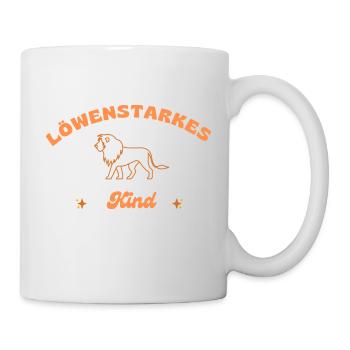 Löwenstarkes Kind - Tasse - Weiß - Rechts