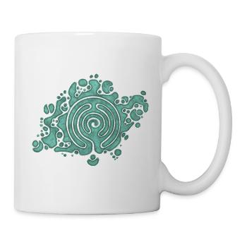 Spiritual Symbol - The Way Of Life Labyrinth 2 - Mug - white - Right