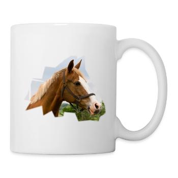 Cheval. Cheval. - Mug blanc - blanc - Droite