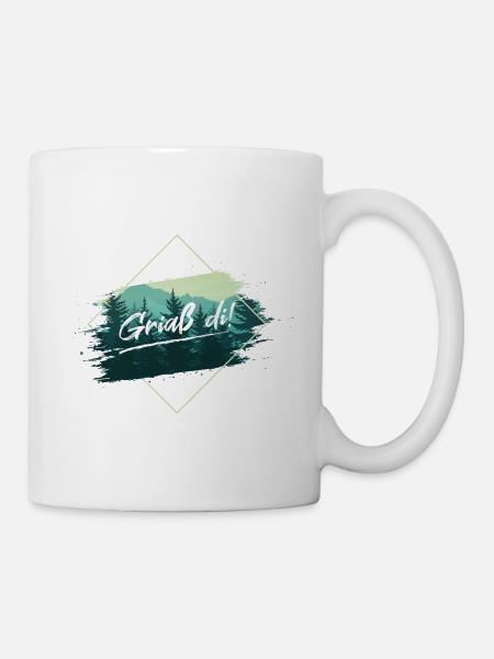 Griaß Di - Tasse - Weiß