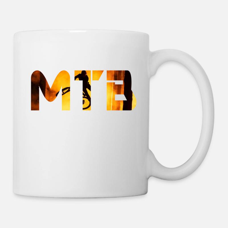 VTT - Mug blanc - blanc