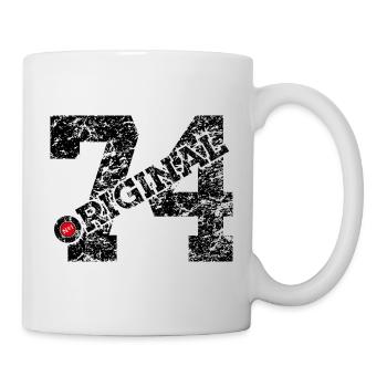 52E ANNIVERSAIRE 52 ANS ORIGINAL 1974 - Mug blanc - blanc - Droite