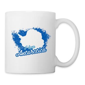 J'aime L'Antarctique - Mug blanc - blanc - Droite