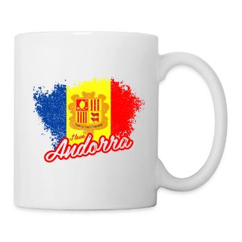 Ich liebe Andorra - Tasse - Weiß - Rechts