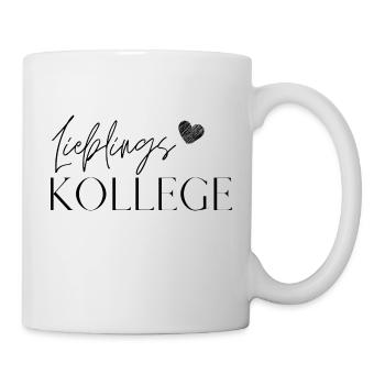 Lieblingskollege - Teamheld mit Herz - Tasse - Weiß - Rechts