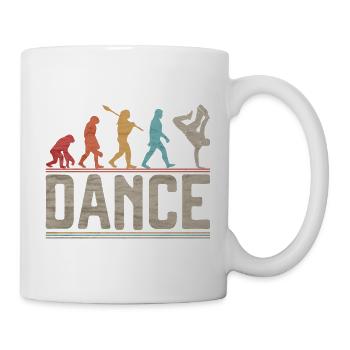 Breakdance Evolution B-boy B-Girl Hip Hop Dance - Mug - white - Right