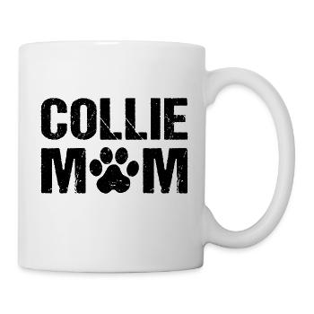 Collie Mom Border Collie Hunde - Tasse - Weiß - Rechts