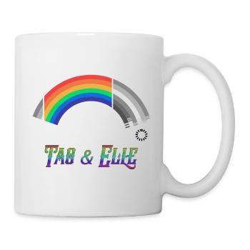 Heartstopper Regenbogen Tao und Elle LBGTQIA+ - Tasse - Weiß - Rechts