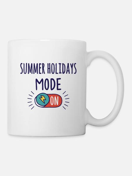 Sommerferien Modus An - Tasse - Weiß