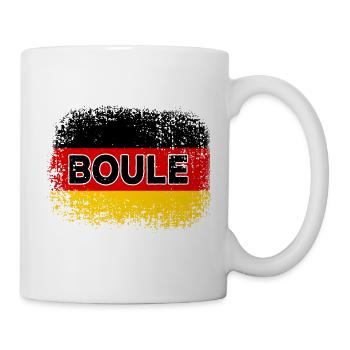 Boule Deutschland Fahne Pétanque Spieler - Tasse - Weiß - Rechts