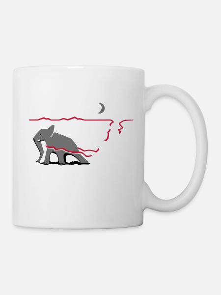 Es gibt noch etwas hinter dem Horizont. - Tasse - Weiß