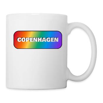 COPENHAGUE RAINBOW HAPPY PRIDE - Mug blanc - blanc - Droite
