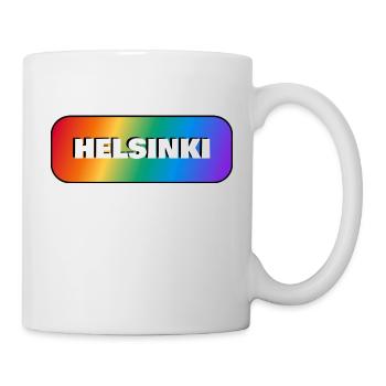 HELSINKI PRIDE GAY FLAG RAINBOW - Mug - white - Right