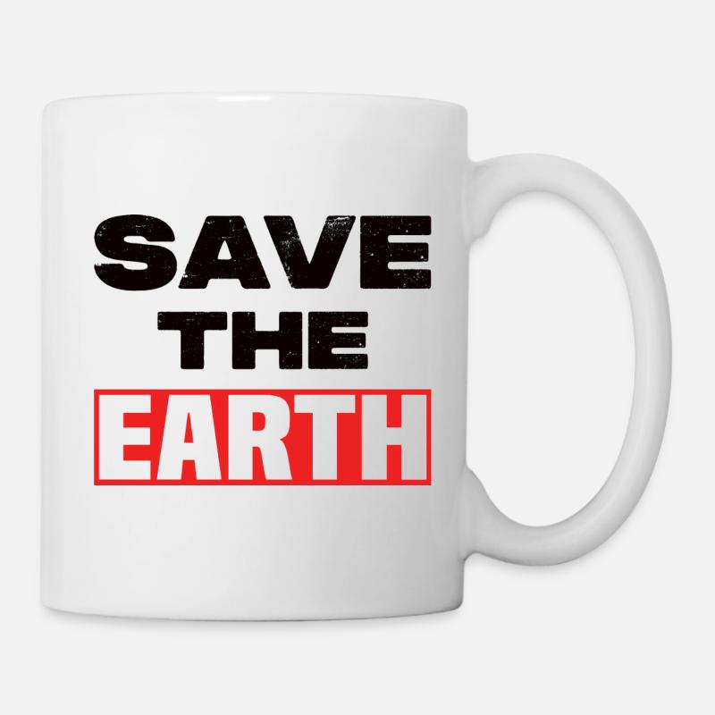 Save The Earth - Tasse - Weiß