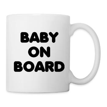 Baby On Board - Tasse - Weiß - Rechts
