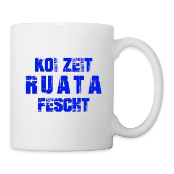 Koi Zeit Ruatafescht Rutenfest Ravensburg - Tasse - Weiß - Rechts