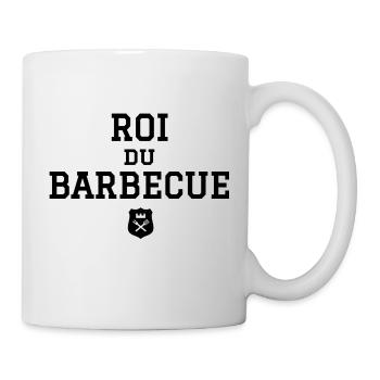Roi du barbecue - Mug blanc - blanc - Droite