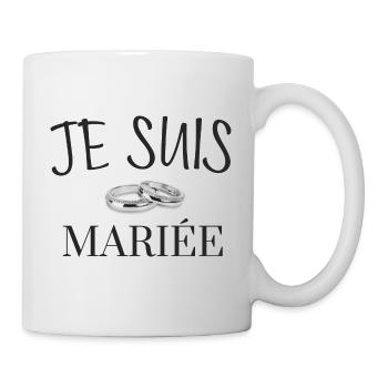 Je suis mariée, Femme mariée en couple - Mug blanc - blanc - Droite