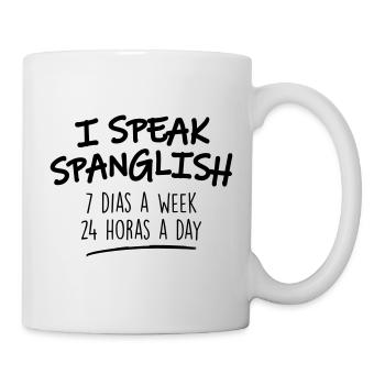 ICH SPRECHE SPANGLISH - Tasse - Weiß - Rechts