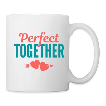 Perfect Together - Mug blanc - blanc - Droite