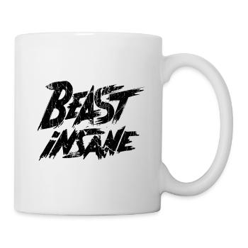 Beast Insane Gym Musculation Sports Dicton - Mug blanc - blanc - Droite