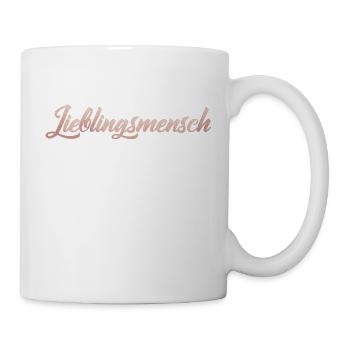 Lieblingsmensch - Tasse - Weiß - Rechts