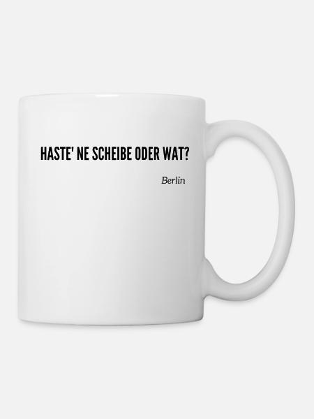 Berliner Schnauze - Tasse - Weiß