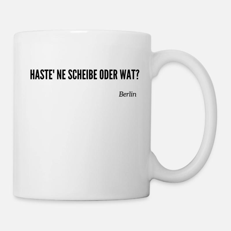 Berliner Schnauze - Tasse - Weiß