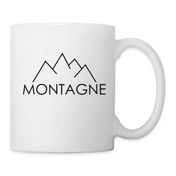 Montagne - Mug blanc - blanc - Droite