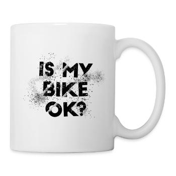 Drôle de moto Dirt Biker Est mon vélo OK - Mug blanc - blanc - Droite