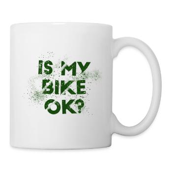 Drôle de moto Dirt Biker Est mon vélo OK - Mug blanc - blanc - Droite