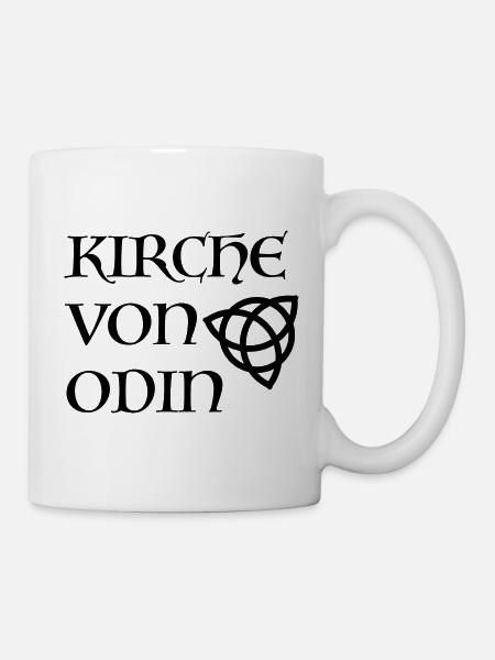 Kirche von Odin - Göttervater von Asgard - Tasse - Weiß