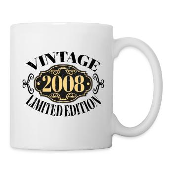Millésime 2008 - 15 ans, 15ème anniversaire Ados - Mug blanc - blanc - Droite