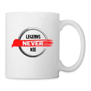les légendes ne meurent jamais - Mug blanc - blanc - Droite