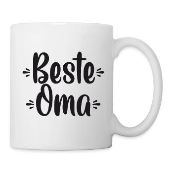 Beste Oma - Tasse - Weiß - Rechts