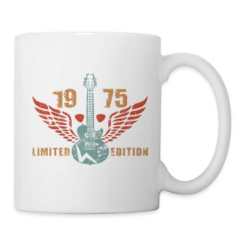 Guitariste Guitariste Guitariste Guitariste 1975 Anniversaire - Mug blanc - blanc - Droite