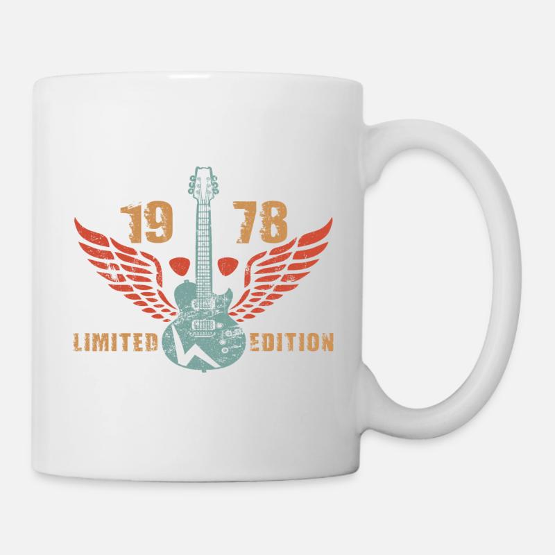 Guitariste Guitariste Guitariste 1978 Anniversaire - Mug blanc - blanc