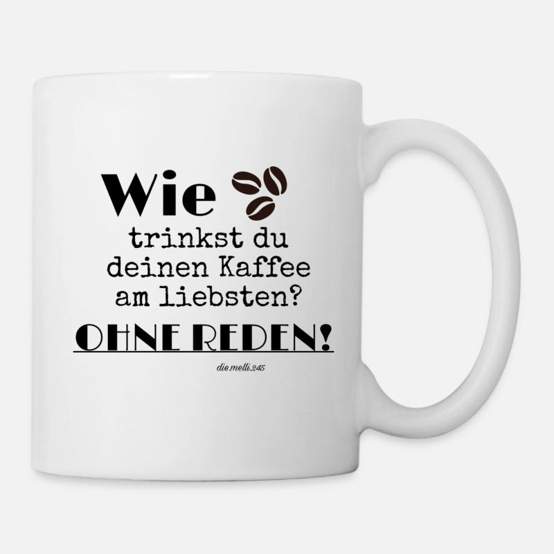 OhneReden - Tasse - Weiß
