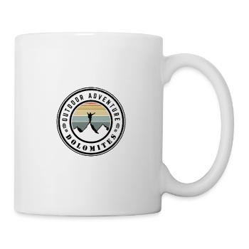Dolomites d’aventure en plein air - Mug blanc - blanc - Droite