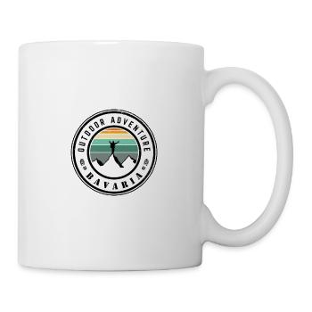 Outdoor adventure Bavaria - Mug - white - Right