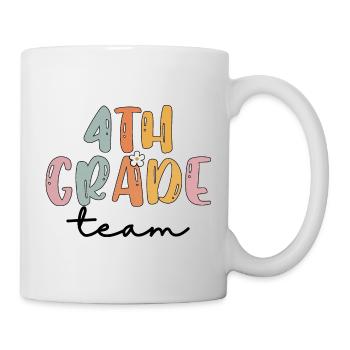 Équipe 4th Grade Squad École élémentaire - Mug blanc - blanc - Droite