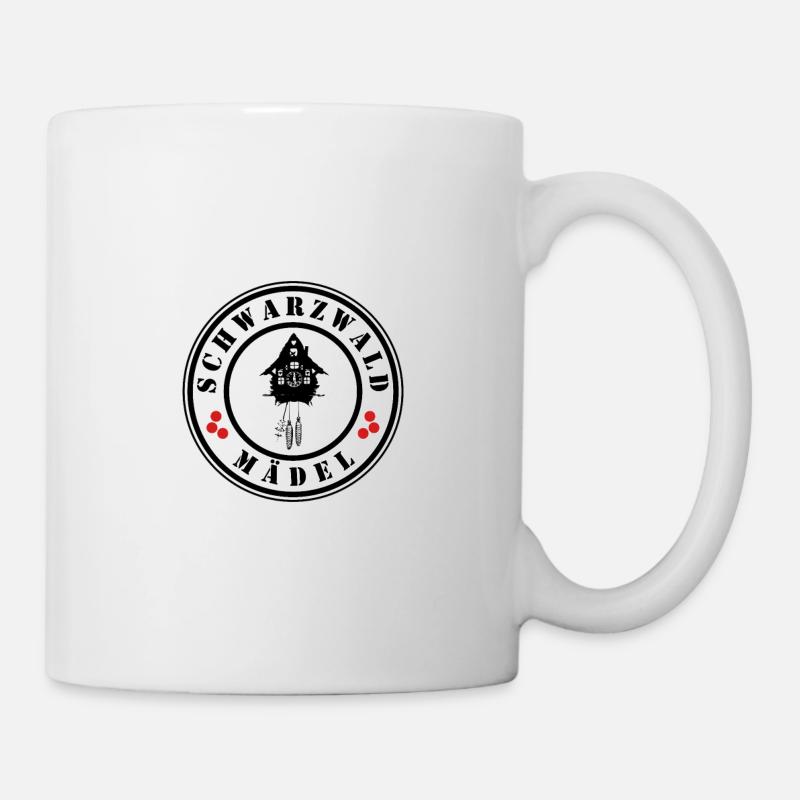 Schwarzwaldmädel - Tasse - Weiß