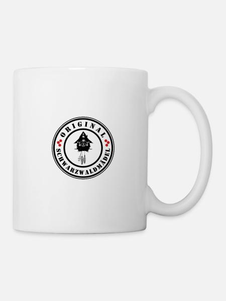 Original Schwarzwaldmädel - Tasse - Weiß