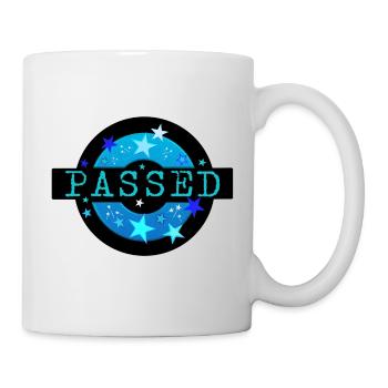 Passed exam passed Abi - Mug - white - Right