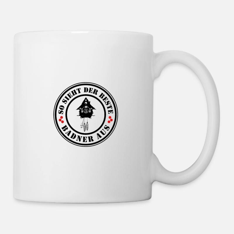 So sieht der allerbeste Badner aus! - Tasse - Weiß