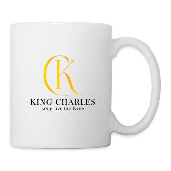 King Charles III England Prince Charles - Mug - white - Right