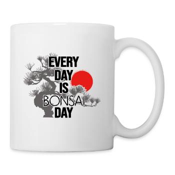 bonsai yamadori bonsai garden nebari bonsai tree - Mug - white - Right