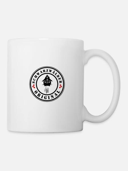 Schwarzwälder Original - Tasse - Weiß