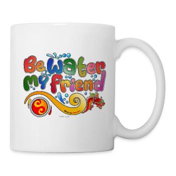 Hommage an Bruce Lee - Tasse - Weiß - Rechts